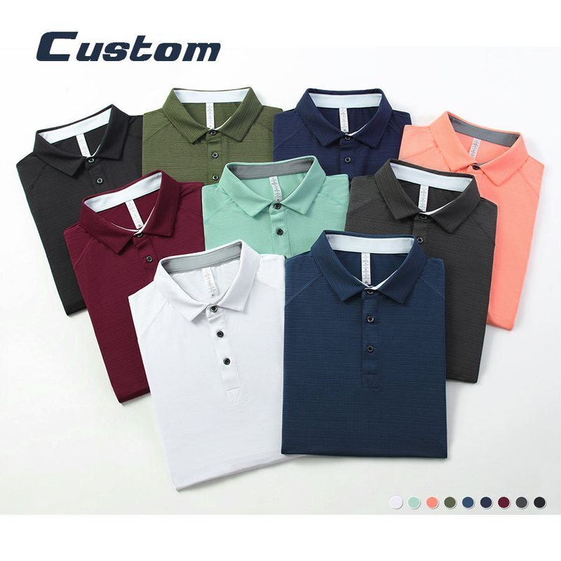 Golf Clothing Embroidered Printed Custom Design Plain White Black Golf Cotton Polyester Fit Blank Men Polo T Shirts hugo boss polo shirt price  