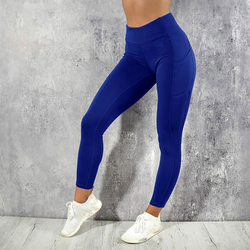 Drop Shipping High Quality Fitness Sports Pants Gym Workout Seamless Polainas De Yoga Leggins Women Yoga Leggings With Pocket gym bra  