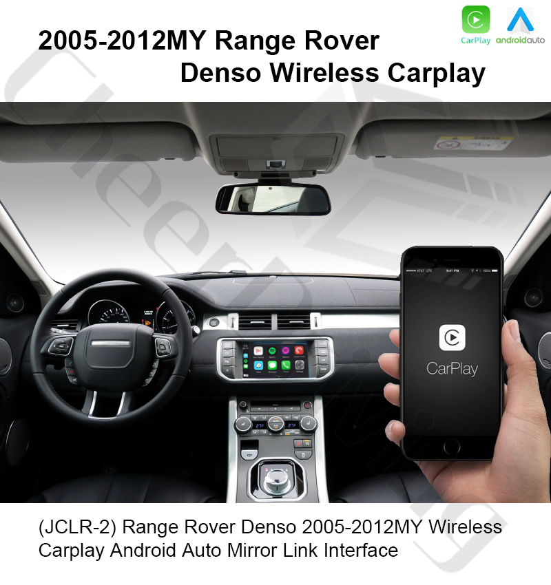 Land Rover Denso Unit New Apple CarPlay Upgrade Android Auto Mod for Land Rover Range Rover ...