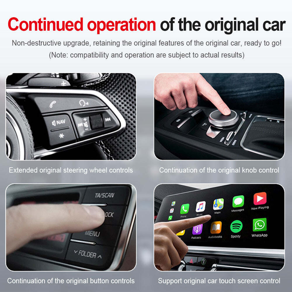 Android 13 CarPlay Ai Box, Qualcomm 6225 8-Core, High Performance