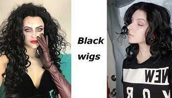 black wig!