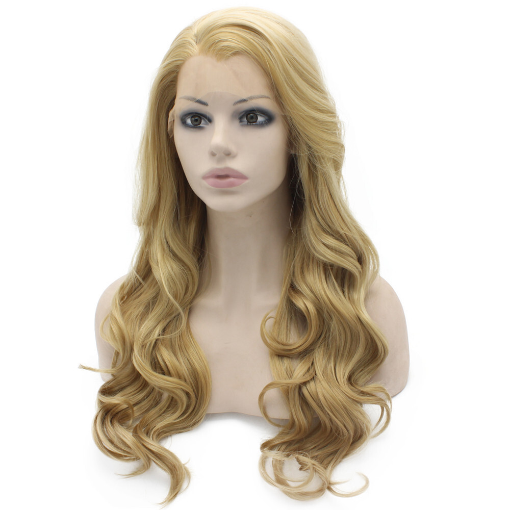 long blonde wavy wig