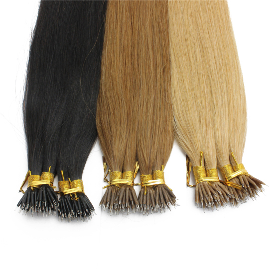 16"~30" Real Remy Human Hair 100g Micro Nano Ring Hair Extensions