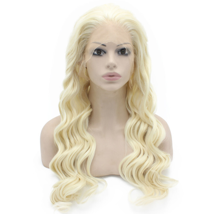 long blonde wavy wig