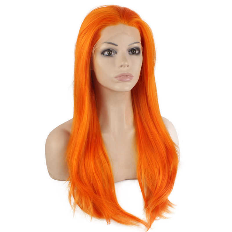 Vivid Orange Hair Wig Design for Mobile Vivid Orange Hair Wig Design for Mobile