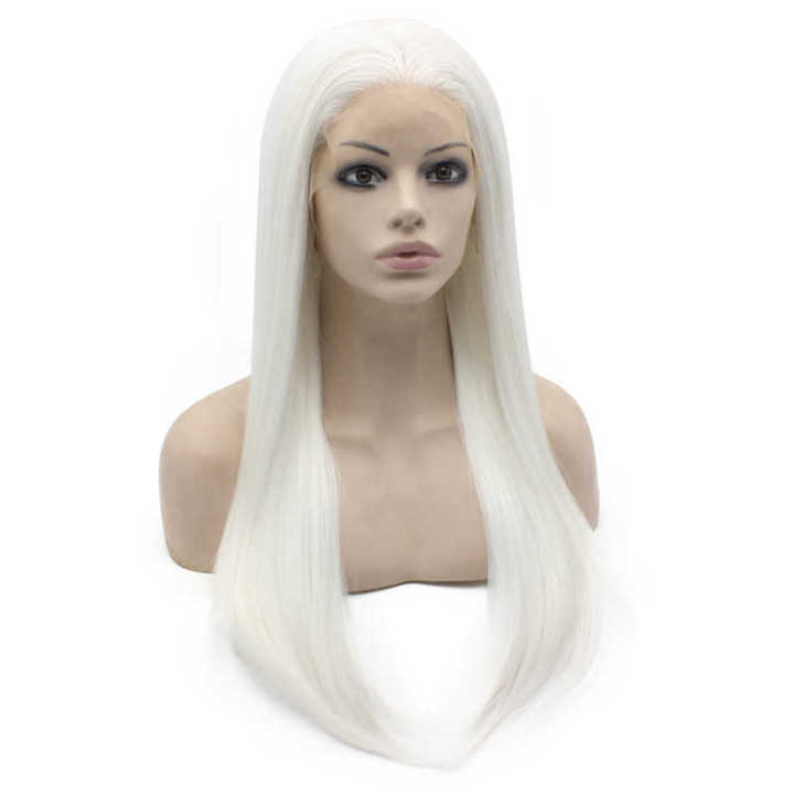 medium length wig | white cosplay wig