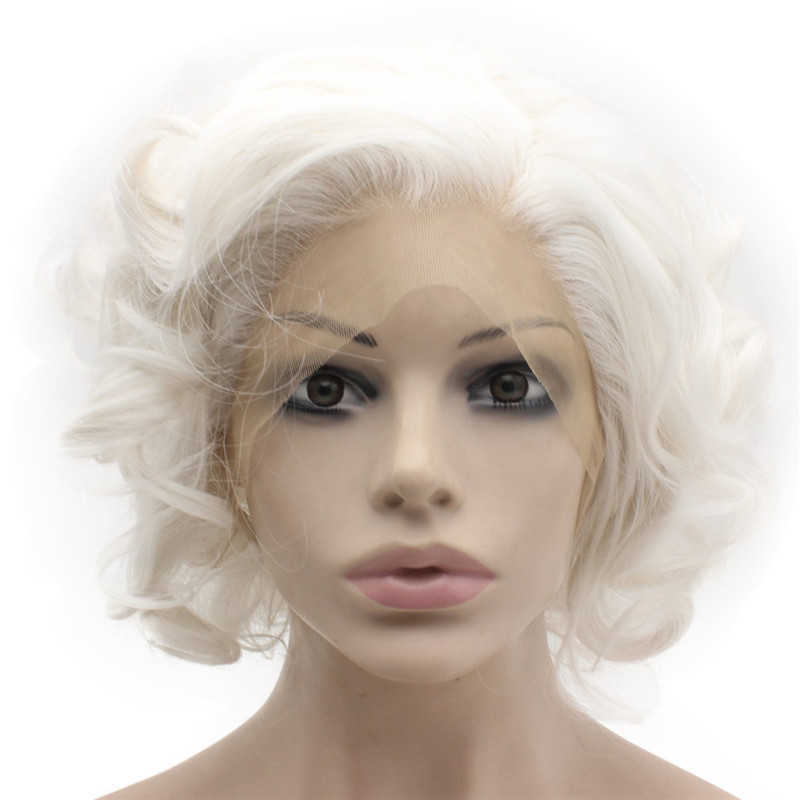 short white wig | white curly wig