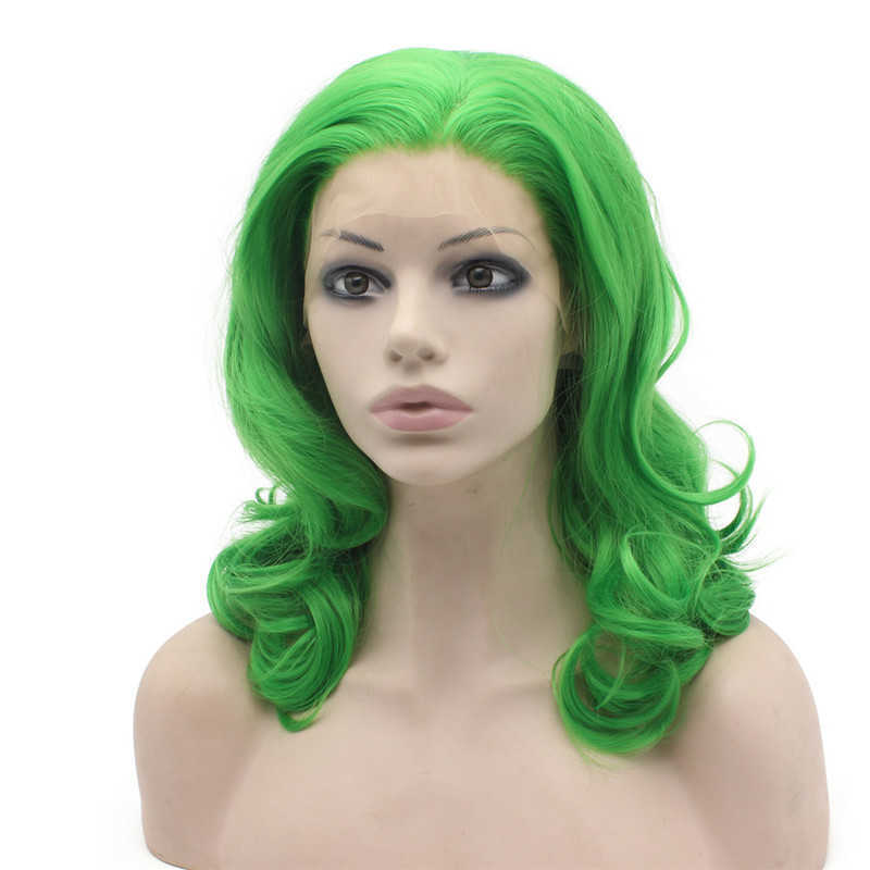 forest green | green lace front wig
