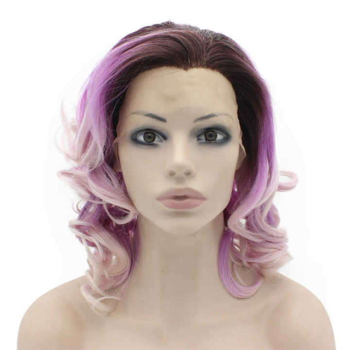 Wholesale Synthetic Lace Front Wig Customized Synthetic Lace Front Wig 2290