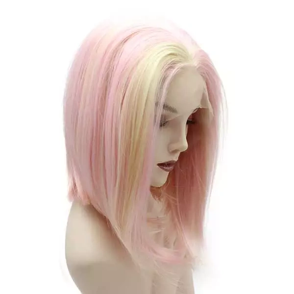 light blonde wig