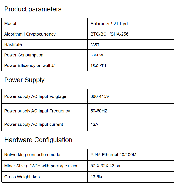 Bitmain Antminer S21 Hyd 335T 5360W BTC Miner S21 Antminer,Bitmain Antminer,Whatsminer,BTC Miner,Asic Miner,Cryptocurrency BTC Miner,Bitcoinmining Machine,Asic Mining Machine,Bitmain Antminer Bitmain Antminer S21 Hyd 335T 5360W BTC Miner BTC Miner,Bitmain antminer,miner