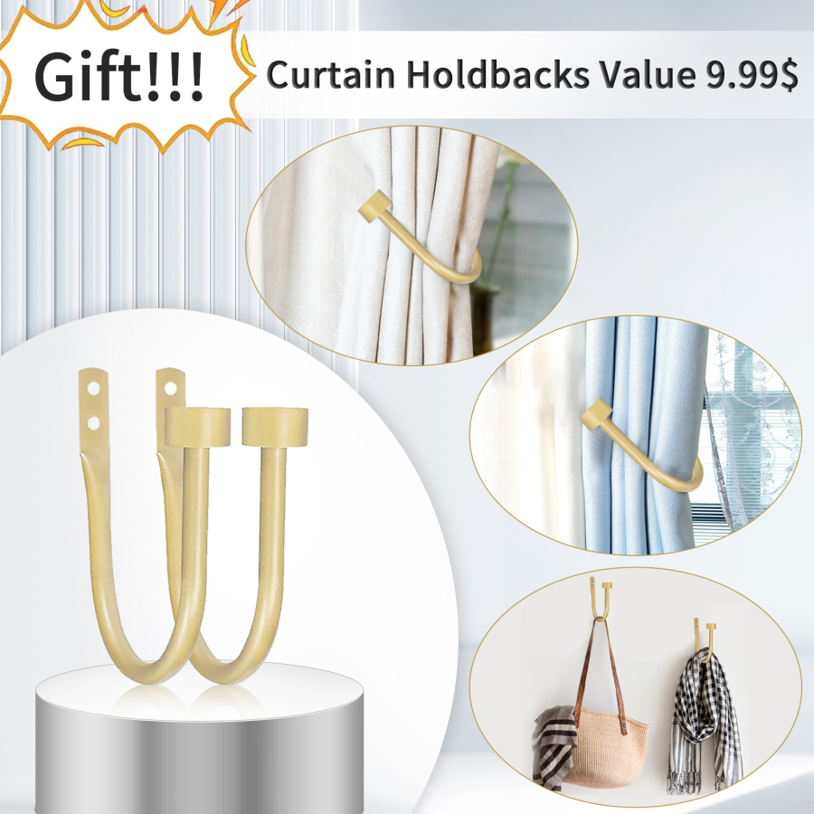 Elevate Your Space: Curtain Rods, Shower Rods & Home Essentials