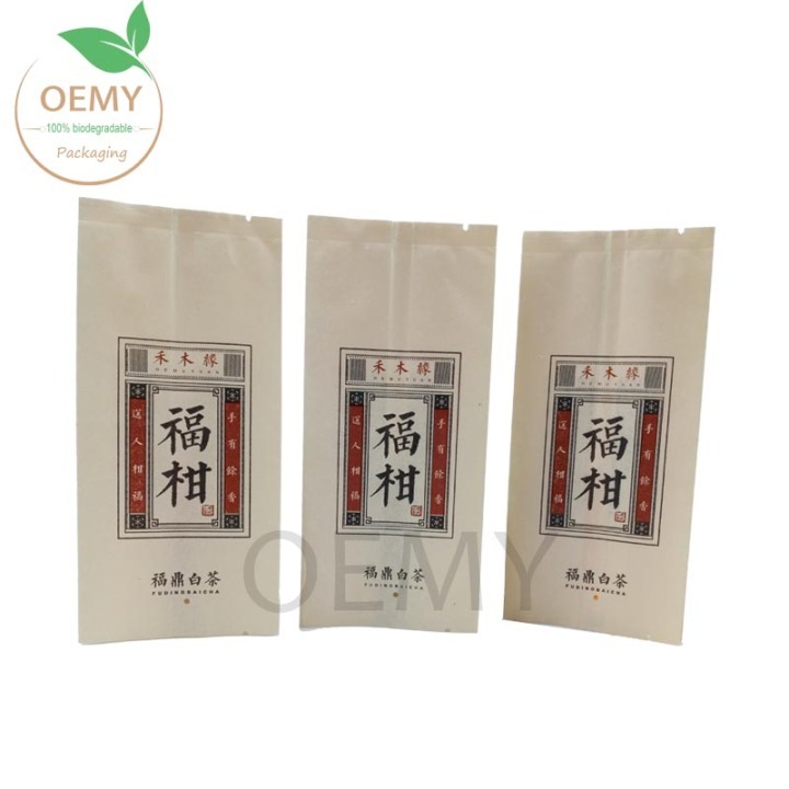 Custom biodegradable tea packaging bag