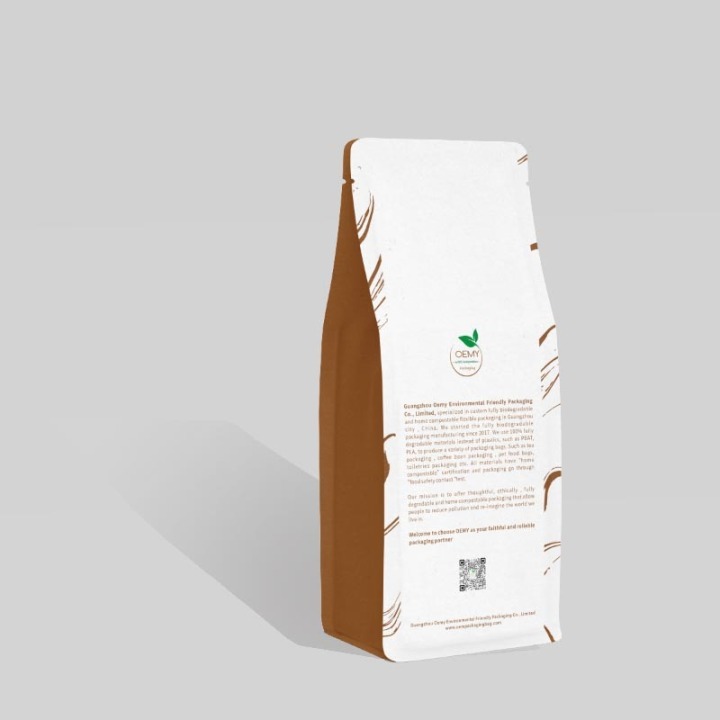 Custom home biodegradable coffee bag packaging for 1kg coffee   