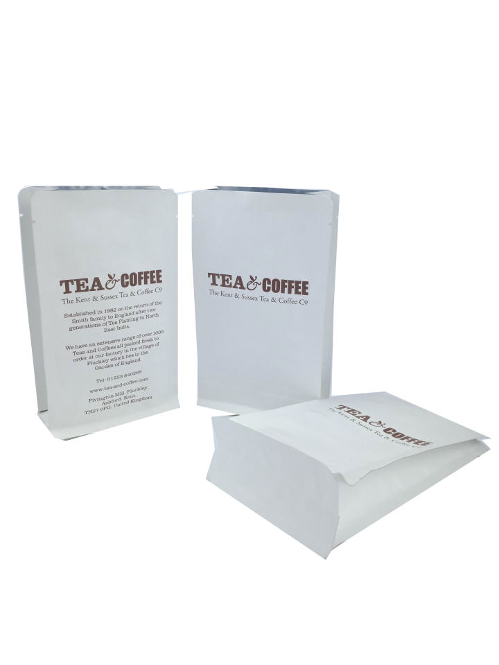 Custom packaging bags supplier biodegradable coffee/tea leaves packaging bags