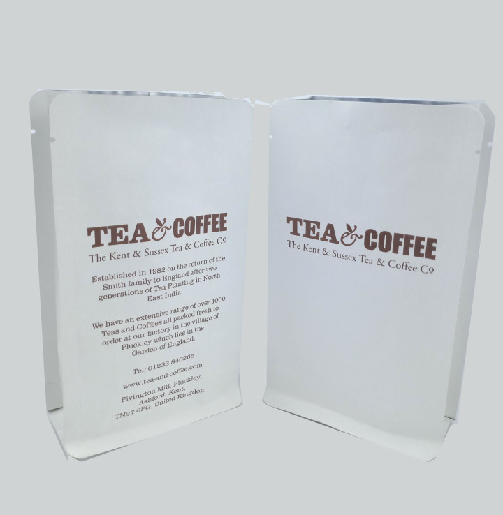Custom packaging bags supplier biodegradable coffee/tea leaves packaging bags
