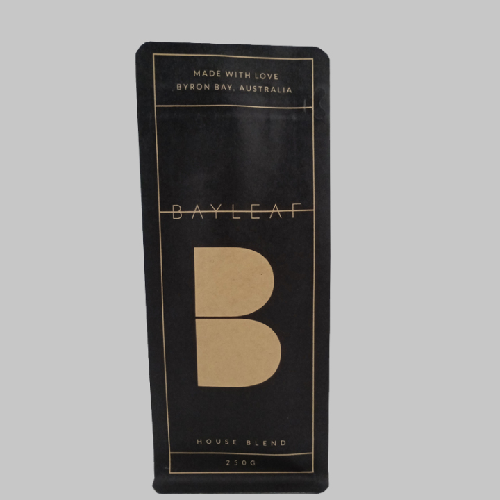 front kraft paper packaging coffee packaging bag