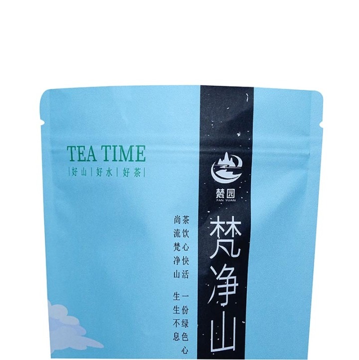 Custom printed Stand up zipper bag  biodegradable tea bags