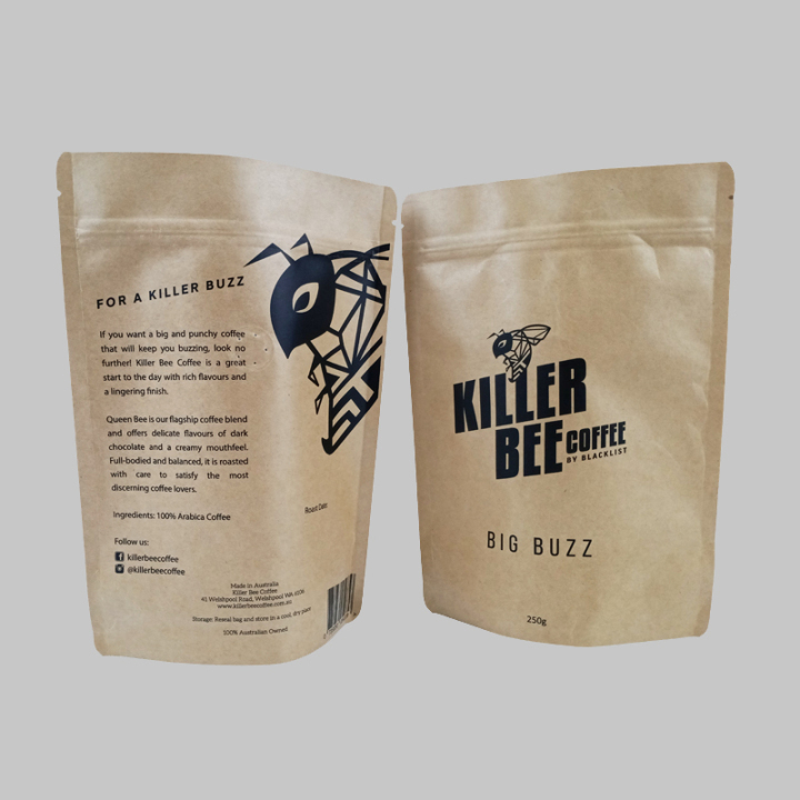  Custom paper coffee bags packaging eco friendly coffee bags