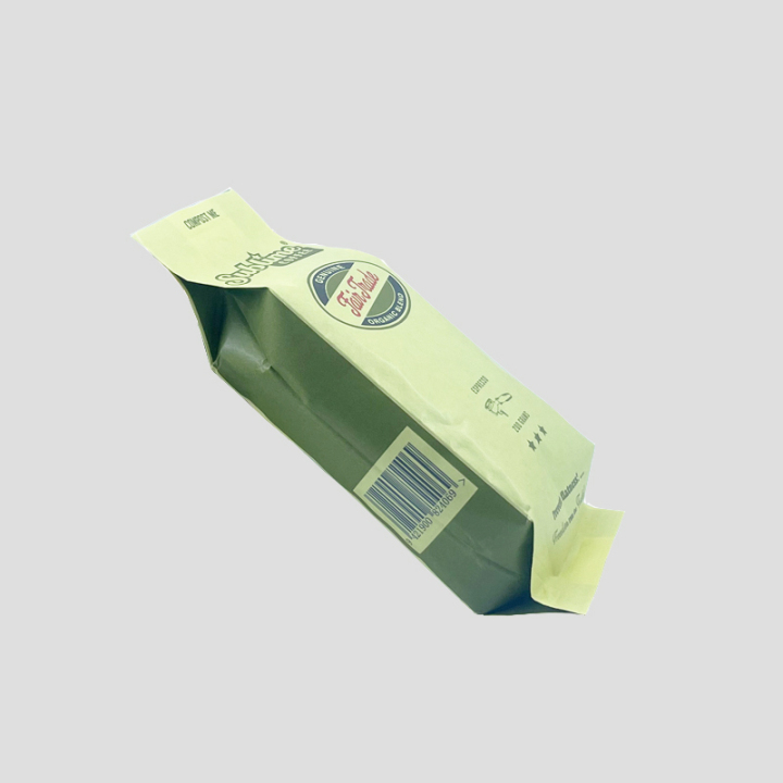 Custom side seal biodegradable coffee bean bags with valve in China