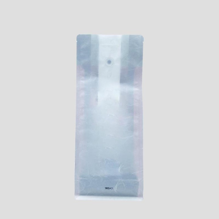 Eight Sides Seal printed coffee bags with valve Coffee Bean Packaging 