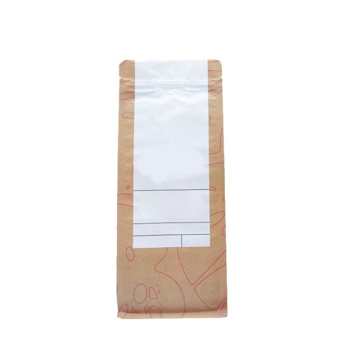 Flat Bottom stand up zipper bag Compostable Packing