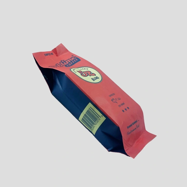 Custom Biodegradable Coffee Pouches Gravure Printing China Factory  