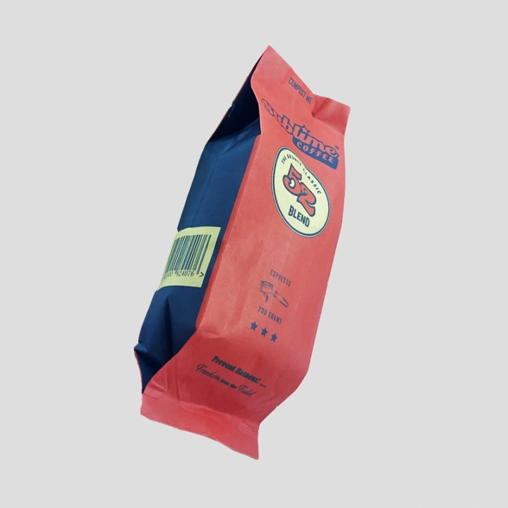 Custom Biodegradable Coffee Pouches Gravure Printing China Factory  