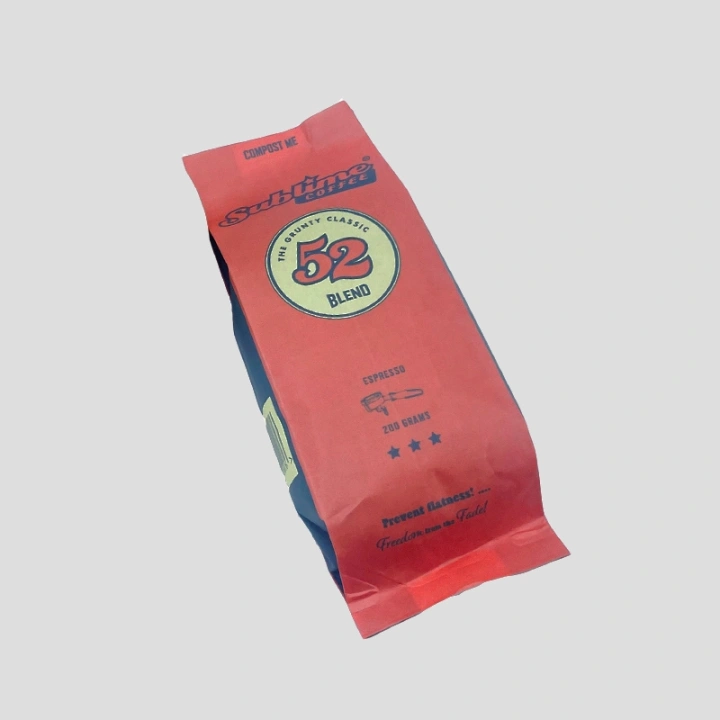 Custom Biodegradable Coffee Pouches Gravure Printing China Factory  