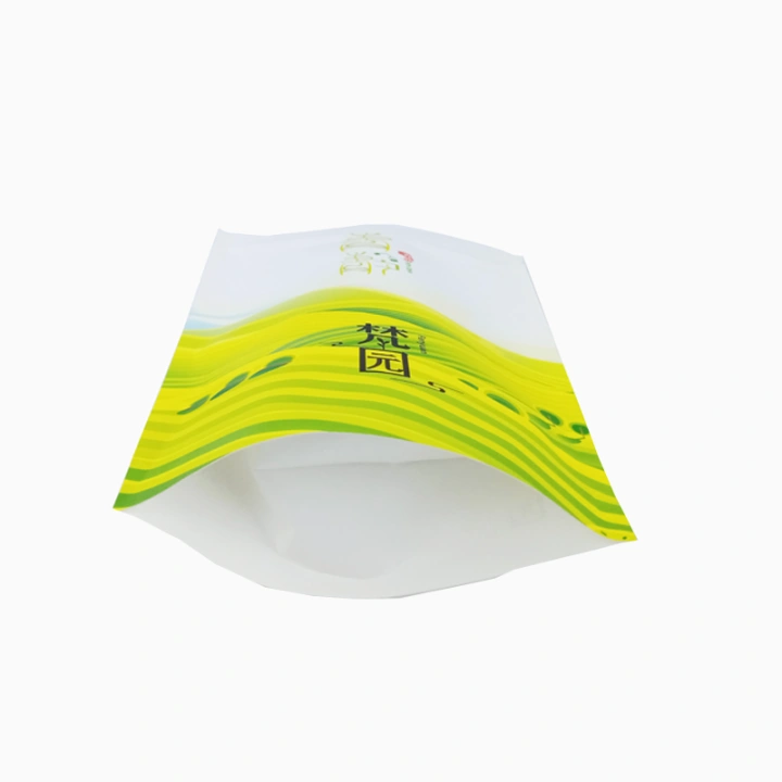 Compostable Tea Bags Stand Up Zipper Pouch Custom Sustainable Packaging  