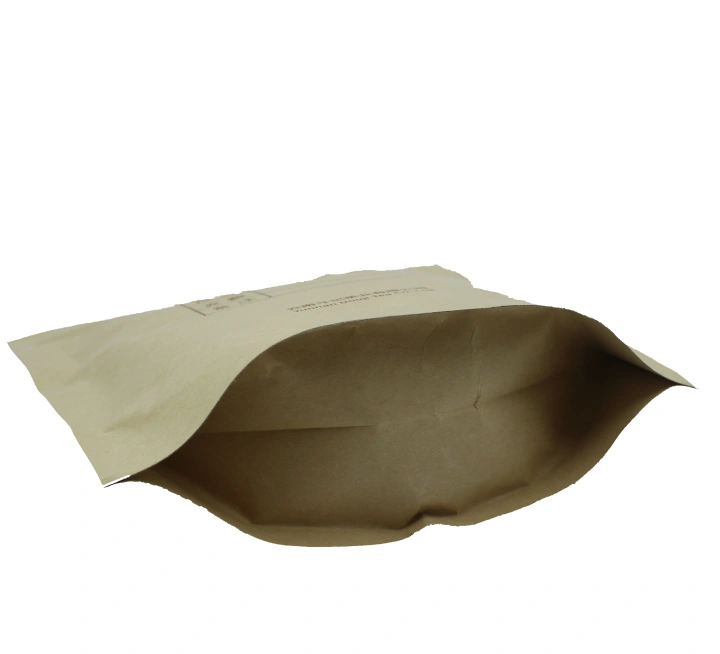 Biodegradable Kraft Paper Tea Bags Custom Stand Up Pouches  