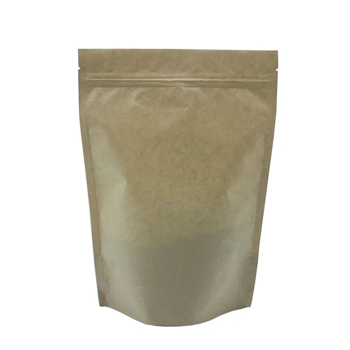 Eco Friendly Kraft Stand Up Pouches with Window China Factory  