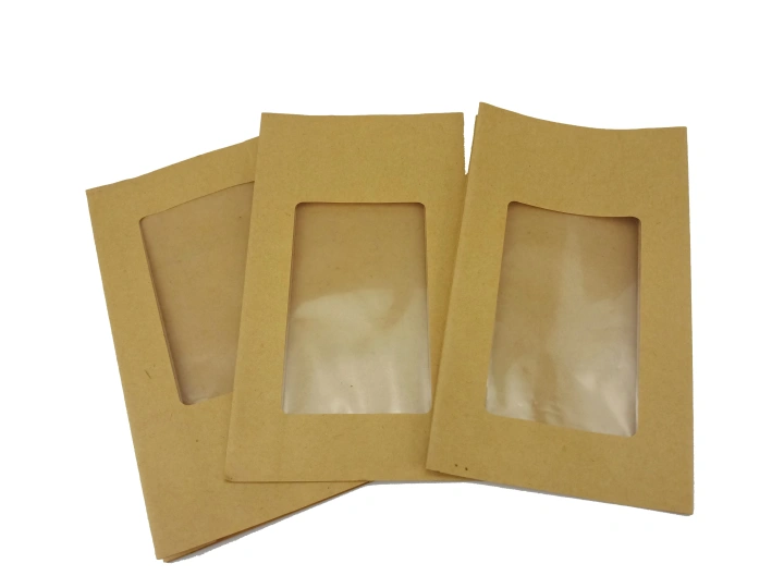 Custom Compostable Packaging Wholesale Kraft Coffee Bags with Transparent Window Compostable Packaging Kraft Coffee Bags with Transparent Window compostable packaging bags,coffee bags,custom kraft paper packaging bags,biodegradable packaging bags,custom food-grade packaging bags