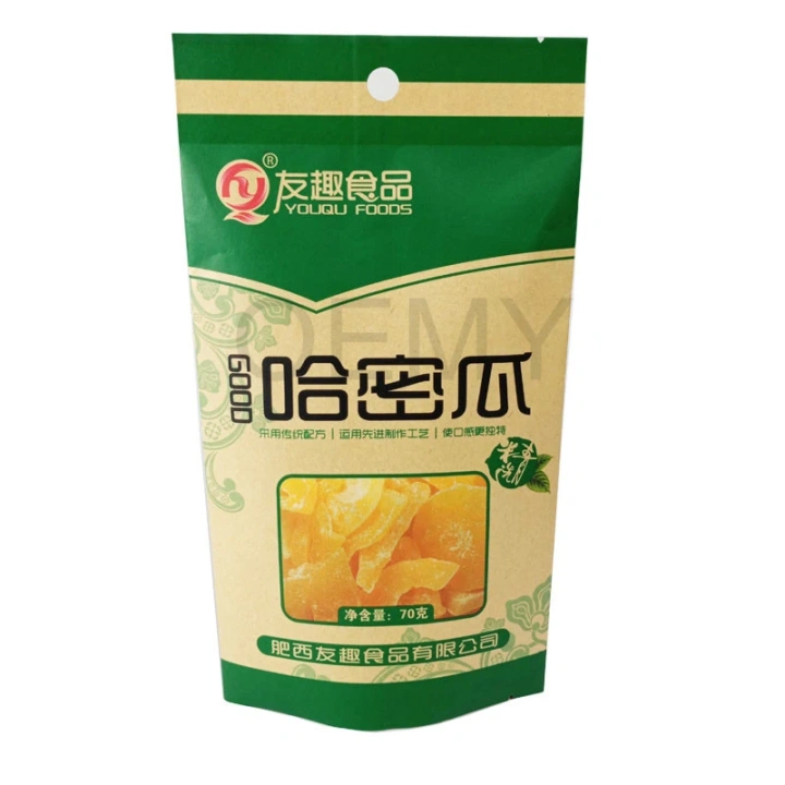 Eco Friendly Three Side Sealed Bags Perfect for Dried Fruits Packaging  