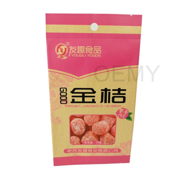 Personalized Kraft Paper Food Packaging Biodegradable  