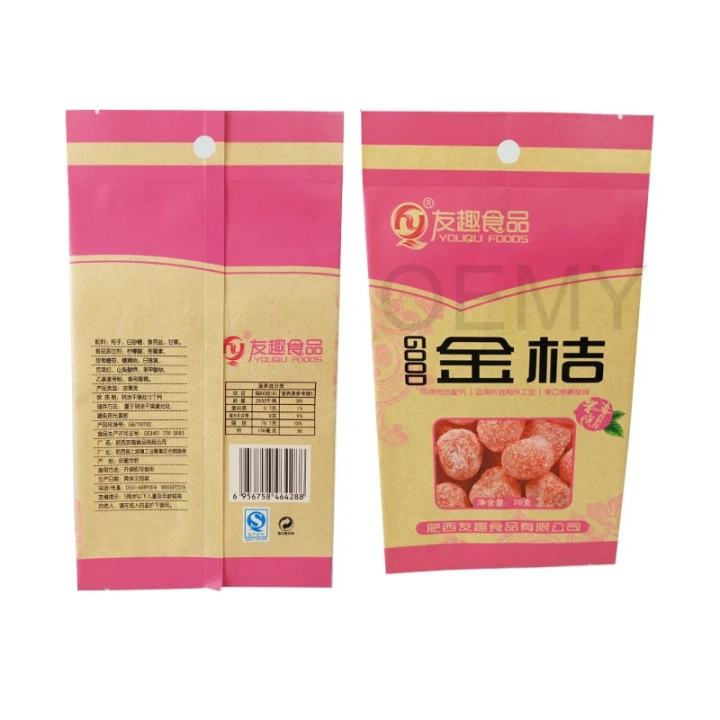 Personalized Kraft Paper Food Packaging Biodegradable  