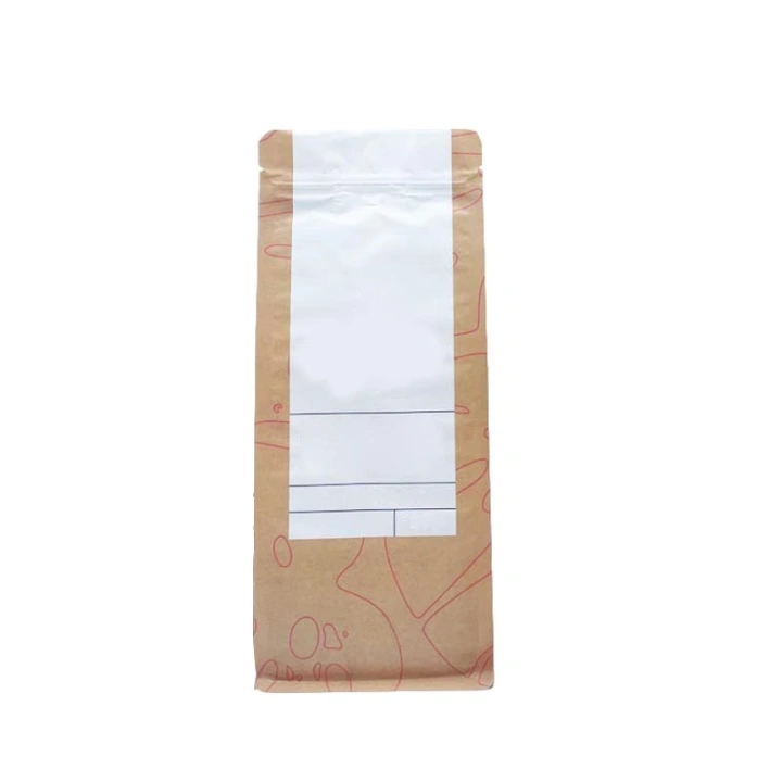 Biodegradable Flat Bottom Stand Up Pouch Zipper Bag Packaging  