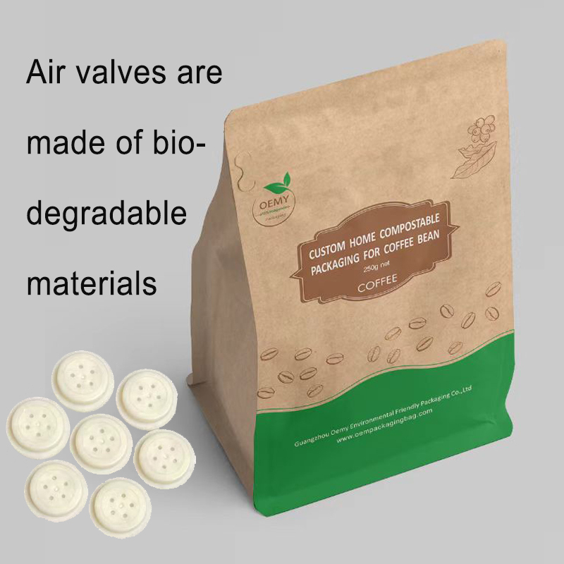 Biodegradable Coffee Bags With Valve