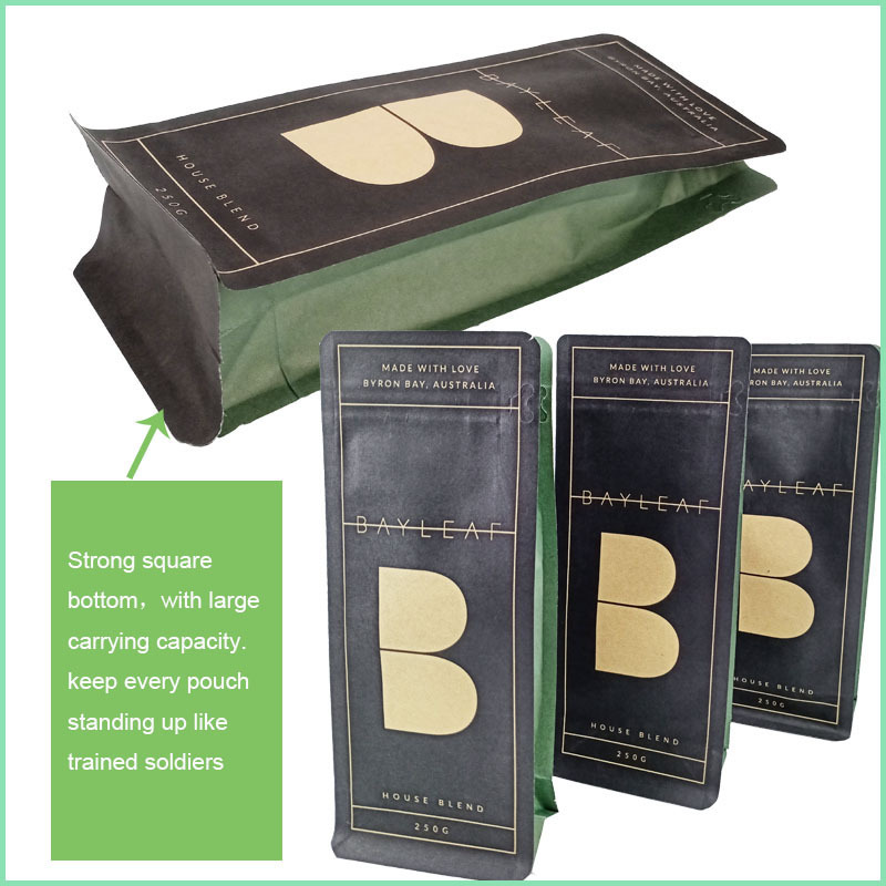 Custom kraft paper packaging coffee packaging supplier in china  kraft paper packaging,coffee beans bags,coffee packaging bag