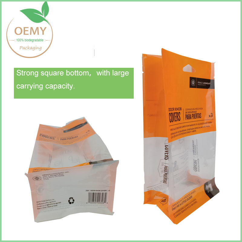 Eight-side sealed square bottom stand up zipper bag  stand up zipper bag,custom paper packaging