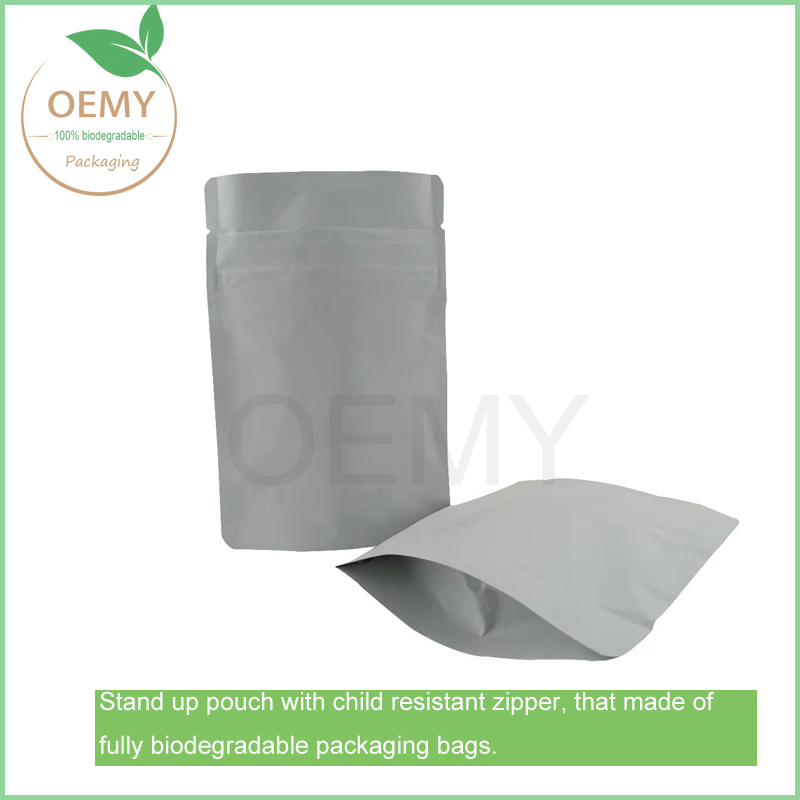 custom printed Child safety zipper bags  full biodegradable packaging bag. Compostable biodegradable zipper bags biodegradable zipper bags,biodegradable packaging,Stand up pouch