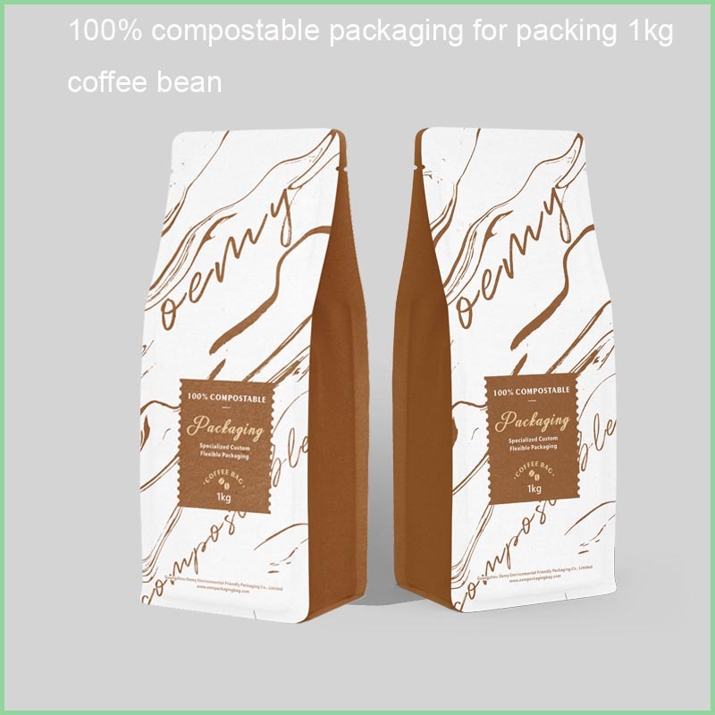 Custom home biodegradable coffee bag packaging for 1kg coffee    biodegradable coffee bag packaging for 1kg coffee    coffee bag packaging,biodegradable coffee bags,coffee bags