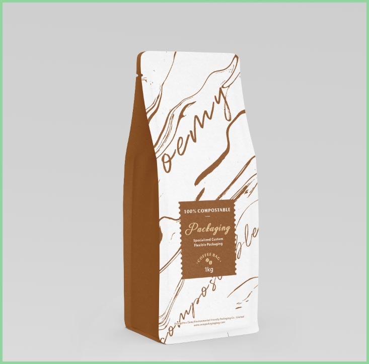 Custom home biodegradable coffee bag packaging for 1kg coffee    biodegradable coffee bag packaging for 1kg coffee    coffee bag packaging,biodegradable coffee bags,coffee bags