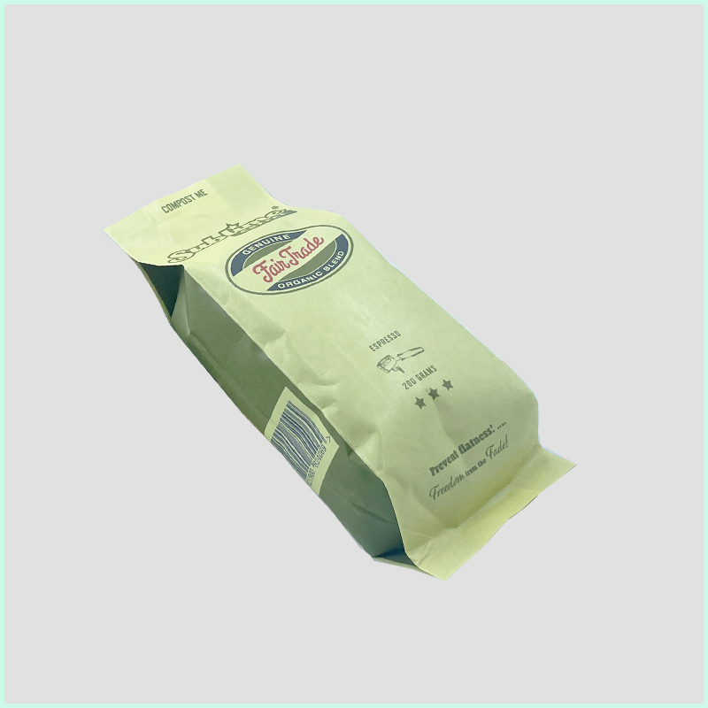 Custom side seal biodegradable coffee bean bags with valve in China - OEMY  coffee bean packaging,coffee bean bags with valve,compostable coffee bag
