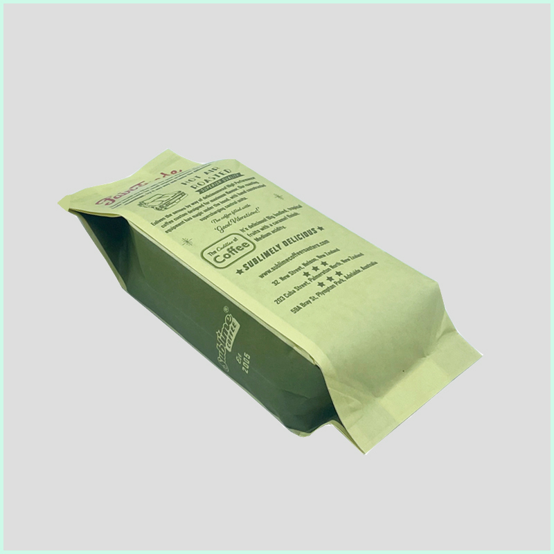 Custom side seal biodegradable coffee bean bags with valve in China - OEMY  coffee bean packaging,coffee bean bags with valve,compostable coffee bag