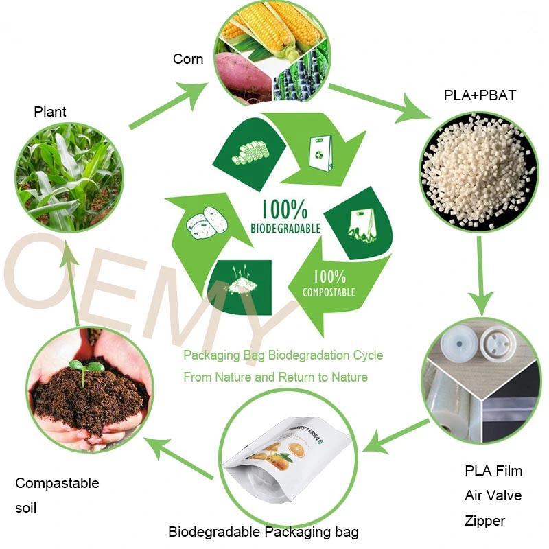 Wholesale Stand-up Pouches Compostable Packaging Bags for Nuts and Dried Fruits Wholesale Stand-up Pouches Compostable Packaging Bags for Nuts  food-grade packaging bags,compostable packaging bags,stand-up pouches,flexible packaging bags,custom packaging bags