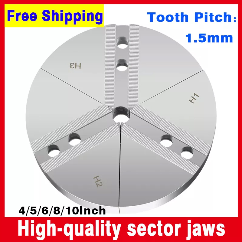 ZHUXIAO 4/5/6/8/10/12/15/24 inch hydraulic sector jaw fan-shaped claws ...