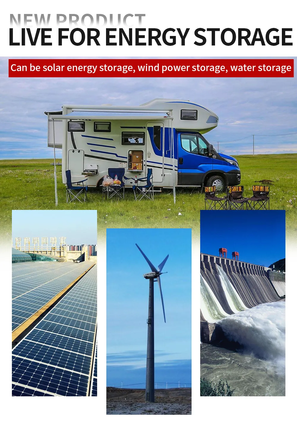 12V 24V 48V 60V LiFePO4 Lithium Iron Phosphate Battery With BMS 40 80 100 120 240 320Ah For Golf Cart EV RV Solar Energy Storage