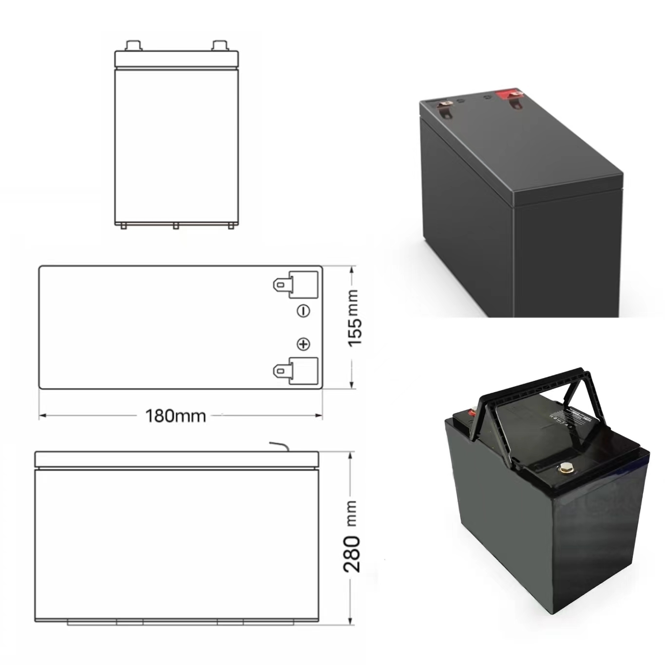 12V LiFePO4 100Ah 200Ah 300Ah 500Ah 600Ah lithium iron phosphate car battery pack replace lead acid batteries 12.8V