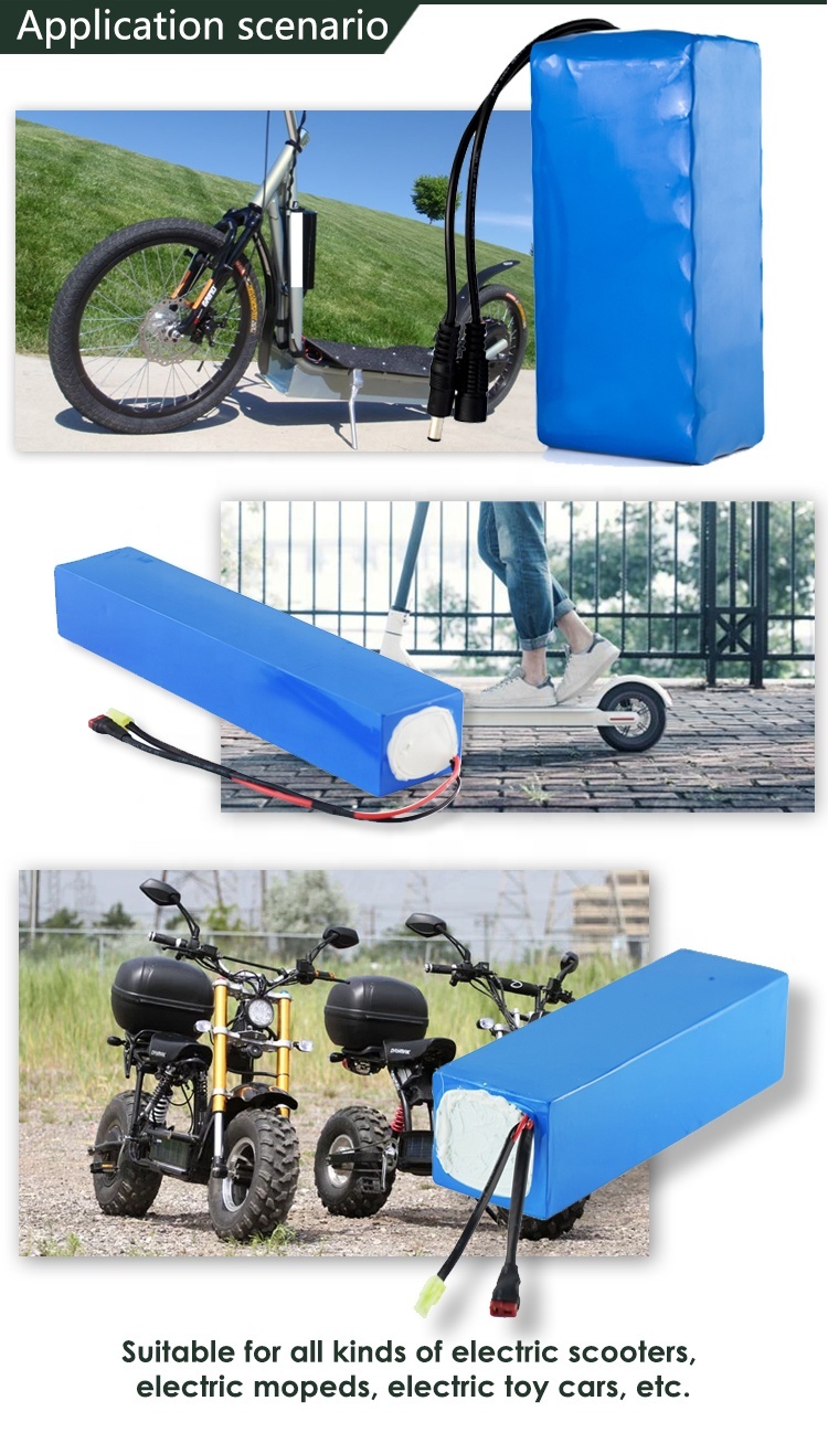 high quality wholesale fast charging 48v lithium battery pack for electric bike /electric scooters